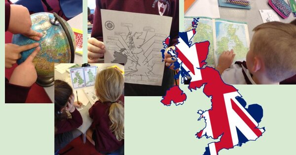 Uk Map Work Geography Year Two Warton St Paul S C Of E Primary Academy