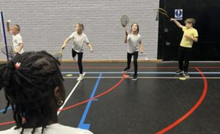 Image of Year 3,4 and 5 Badminton Festival