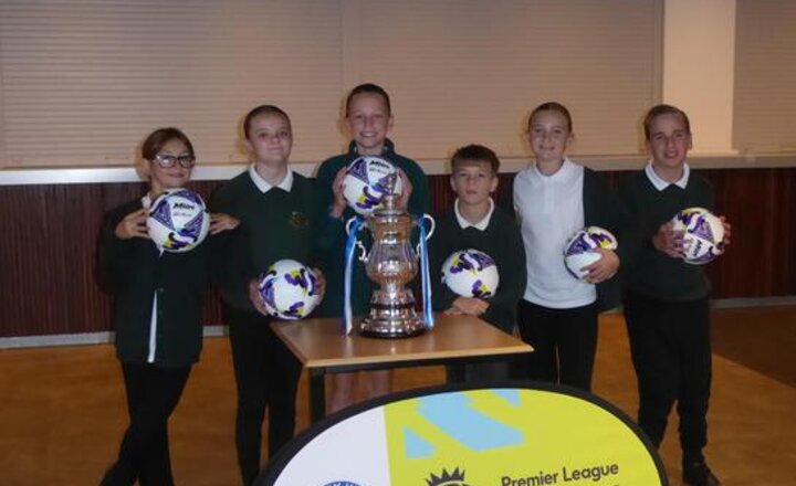 Image of Mitre visit to Fratton Park