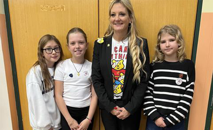 Image of Children In Need and MP visit