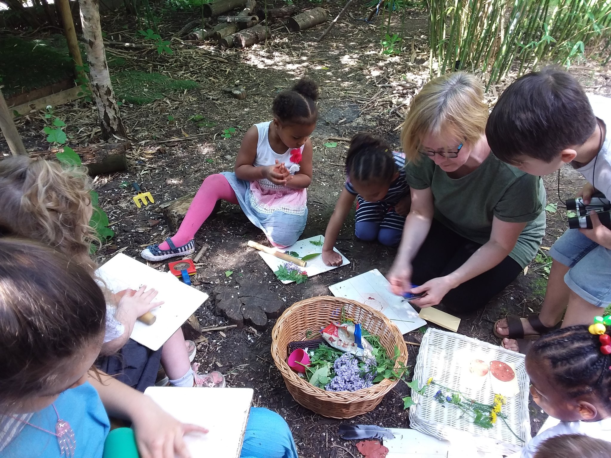 Image of Children enjoying Forest School