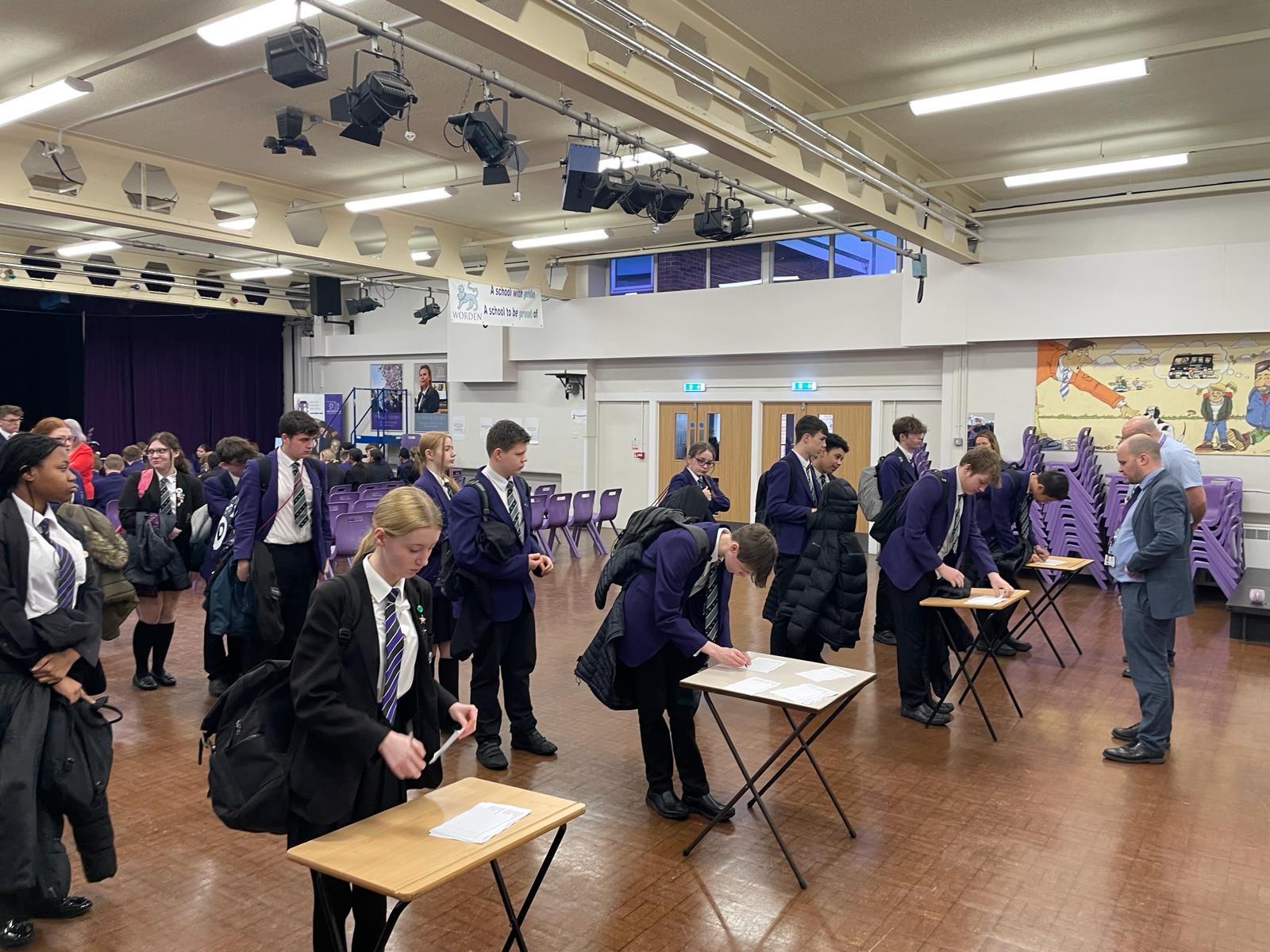 Image of Year 10 Prefect elections