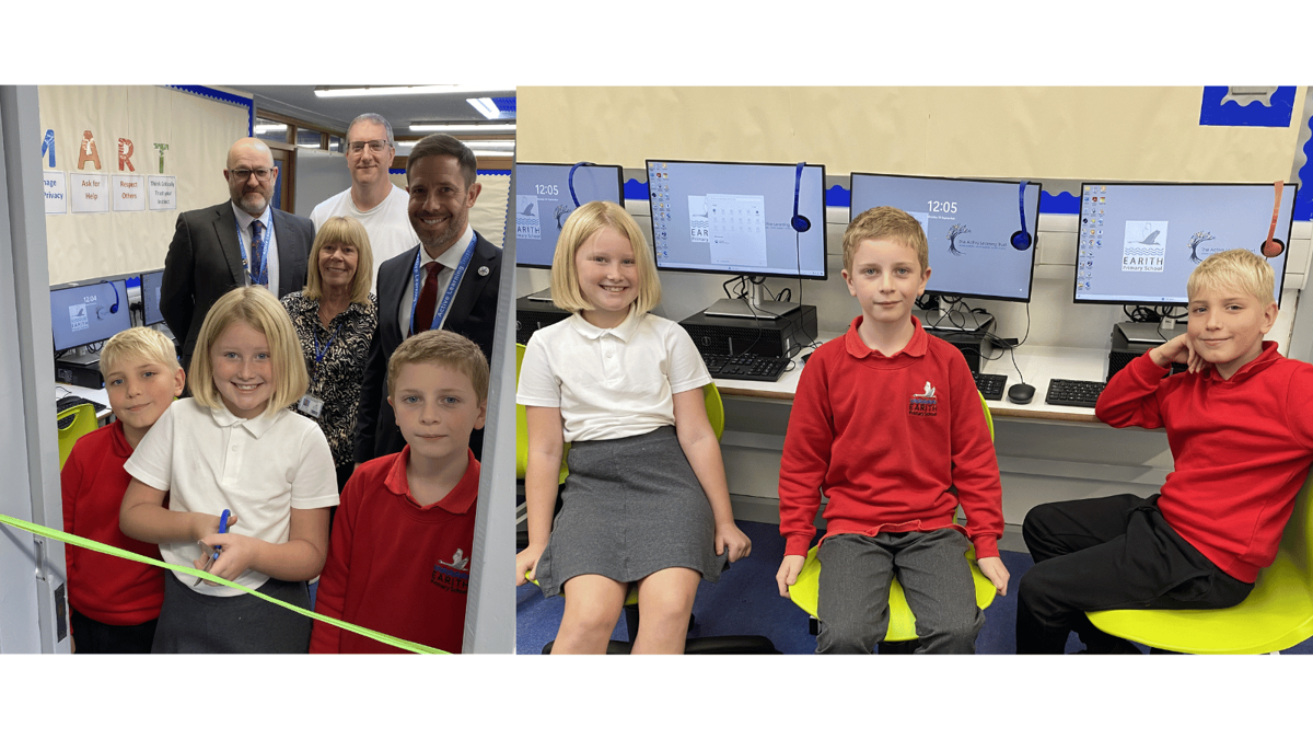 Image of Earith Primary School opens new computer suite