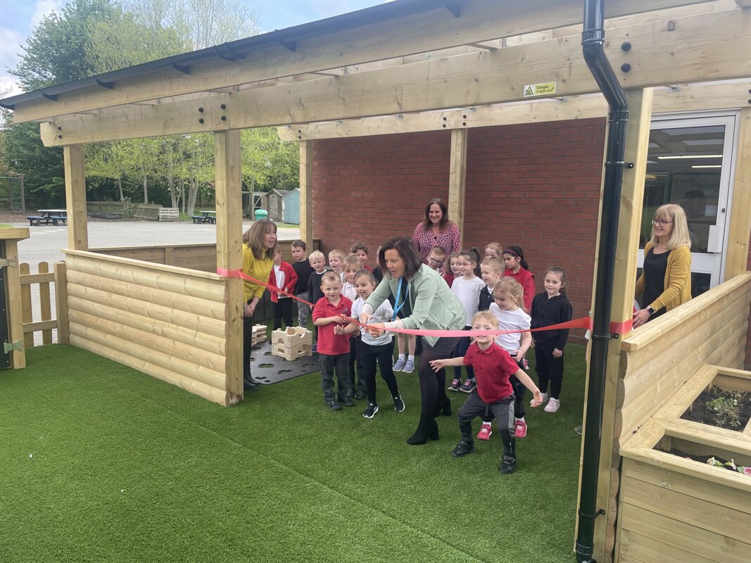 Image of Earith Primary School opens new play area