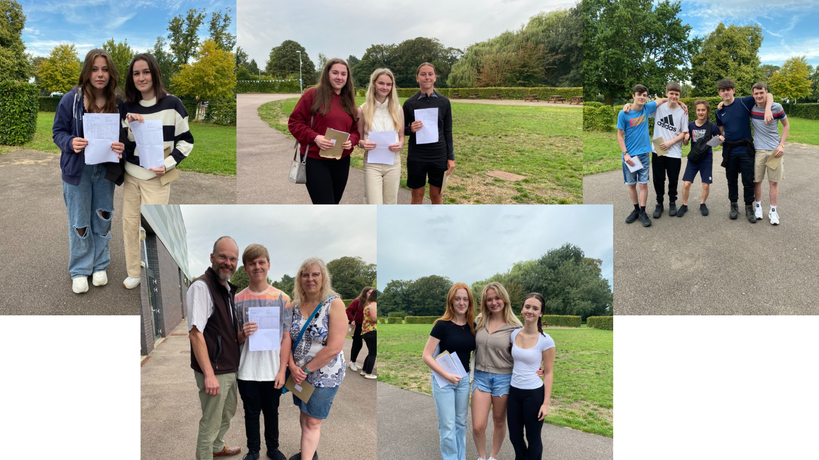 Image of Students at Neale-Wade Academy celebrate their GCSE success