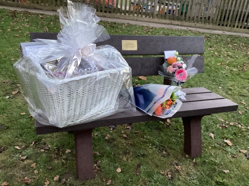 Image of Pakefield Primary School honours beloved colleague with memorial bench