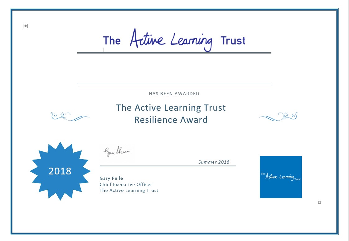 Image of The Active Learning Trust celebrates resilience with new award scheme for schools across East Anglia