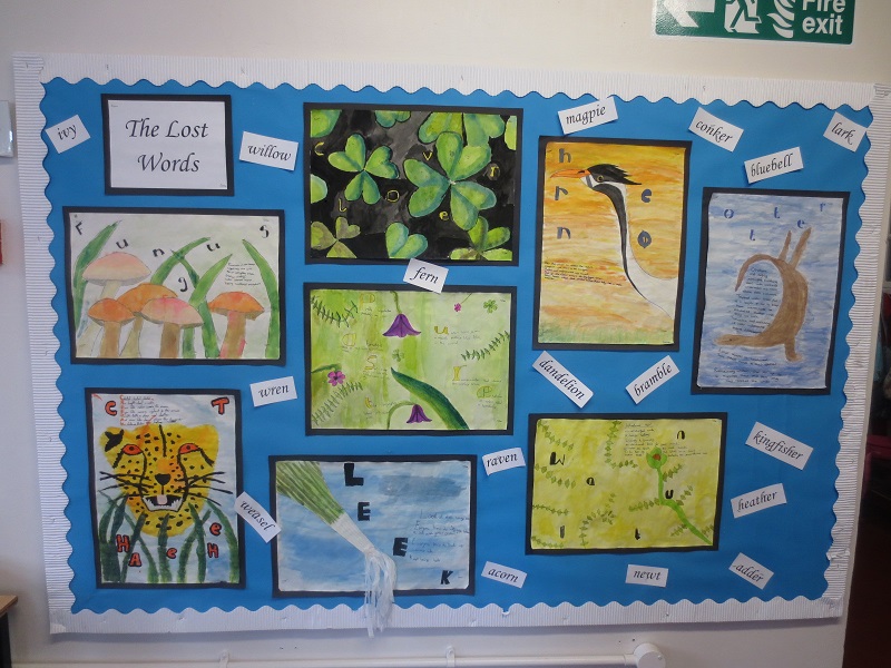 Image of 'The Lost Words' at Pakefied Primary School