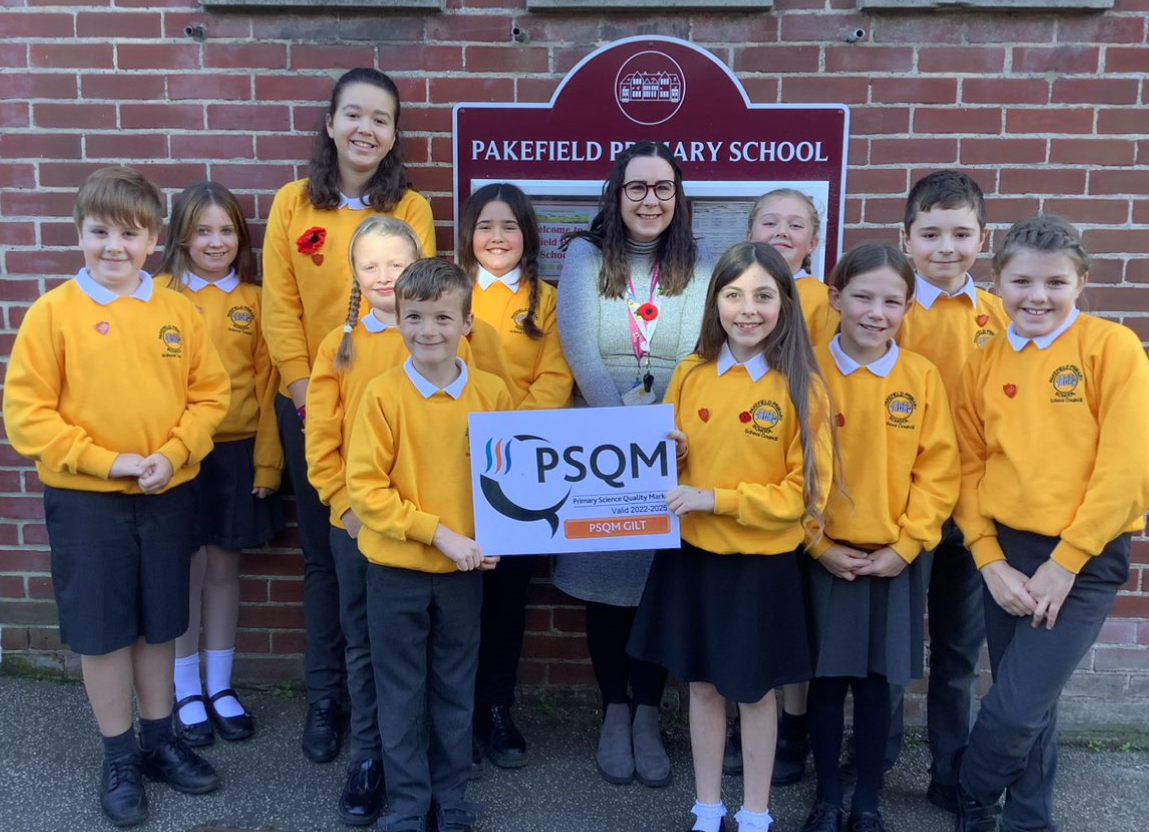 Image of Pakefield Primary School celebrates Science award