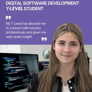 Image of Ada Lovelace T Level students feature in Amazing Apprenticeships campaign