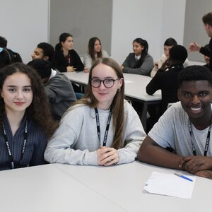 Image of T-Levels students begin the Leadership Programme