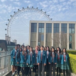 Image of Year 9 girls visit to IBM York Road offices
