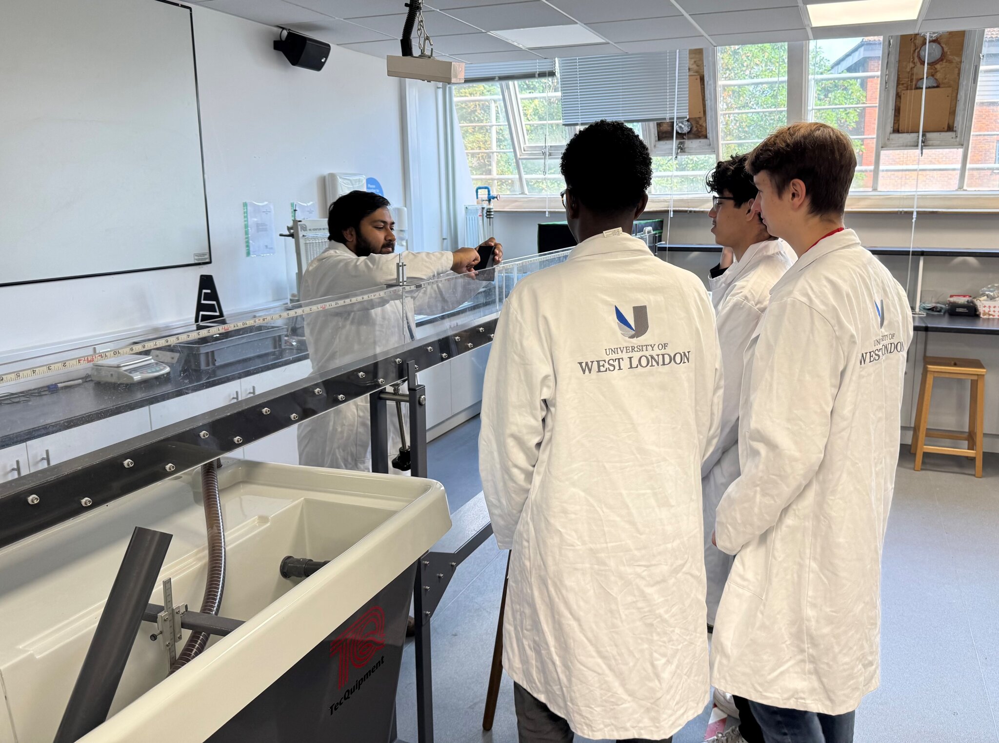 Image of T Level students work placement at UWL
