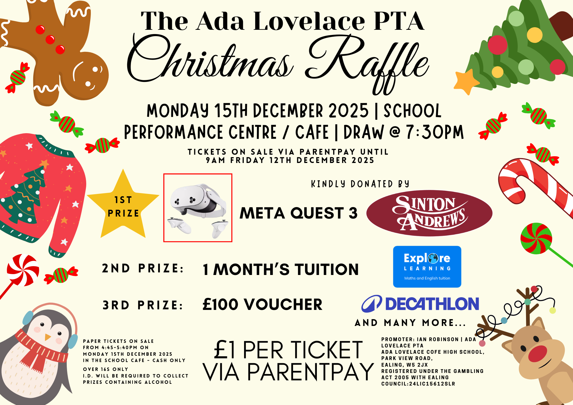 Image of Ada Lovelace Christmas Concert and PTA Raffle