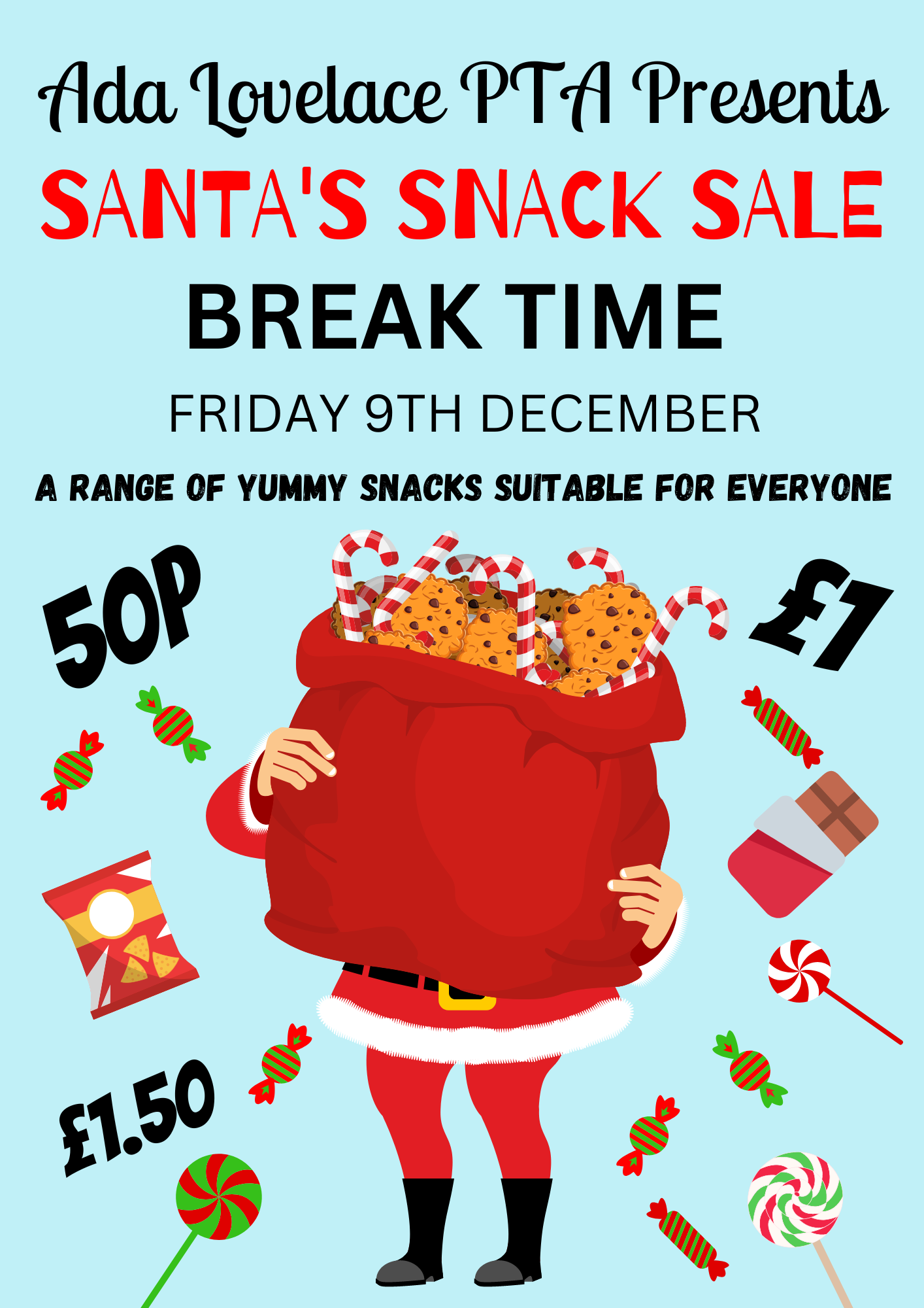 Image of PTA Santa Snack Sale