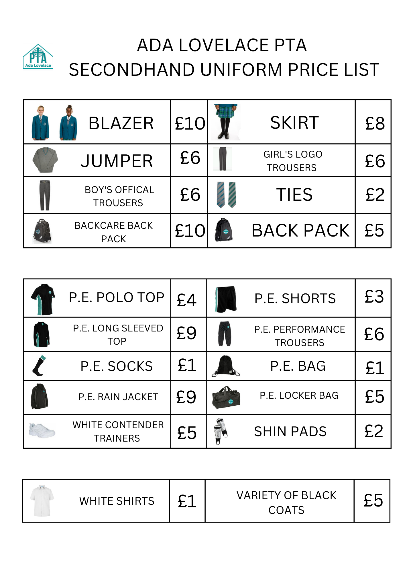 Image of PTA Uniform Sale