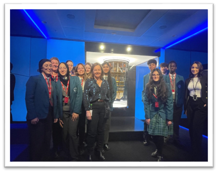 Image of Year 11 students visit to IBM offices