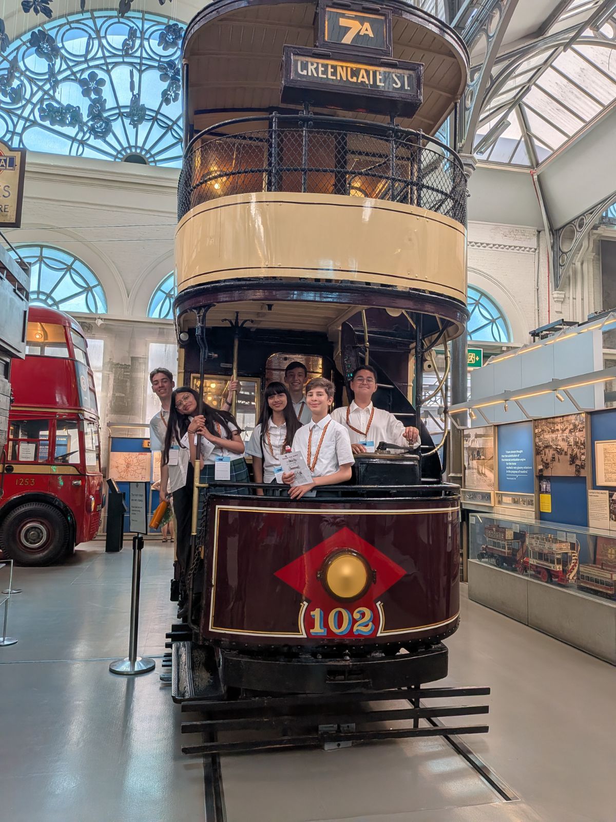 Image of TFL Ambassador visit to London Transport Museum