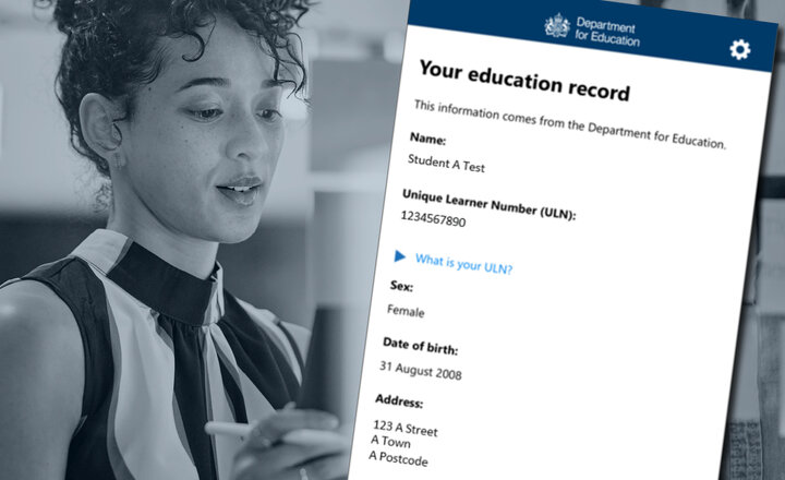 Image of Education Record App for Year 11