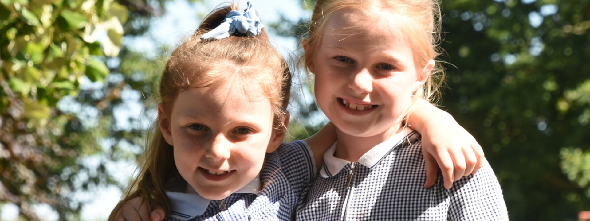 Children playing at school