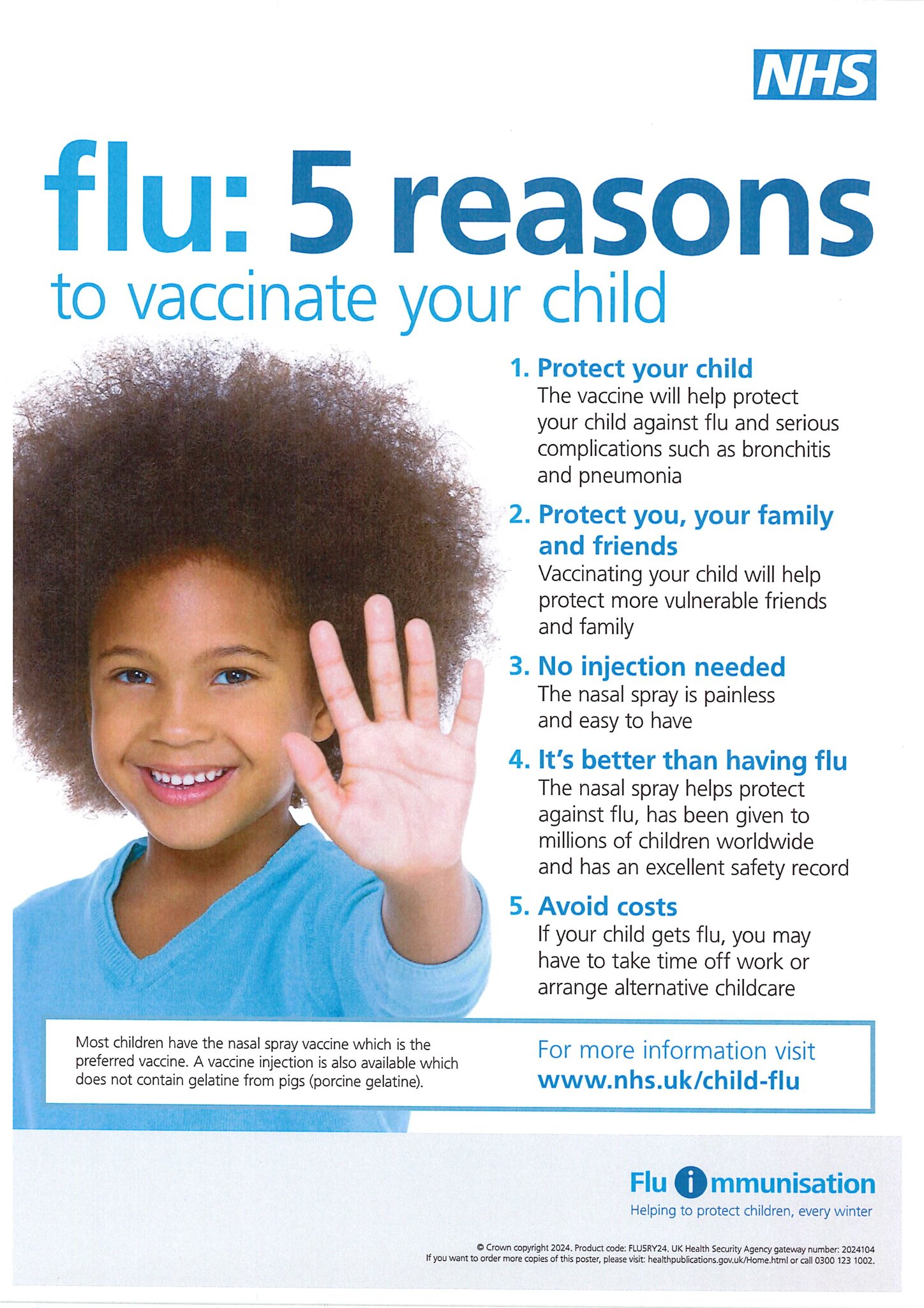 Image of Flu Vaccinations Reception – Year 6