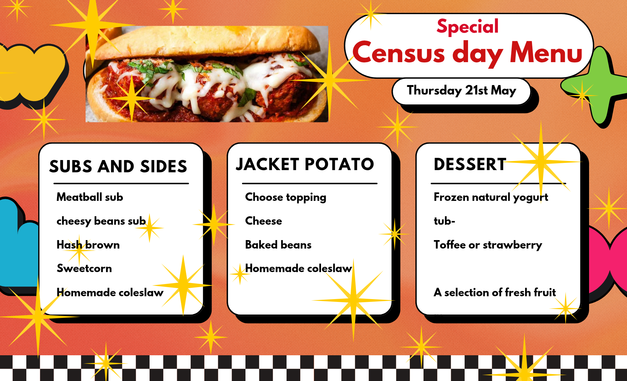 Image of Special Menu - 21st May