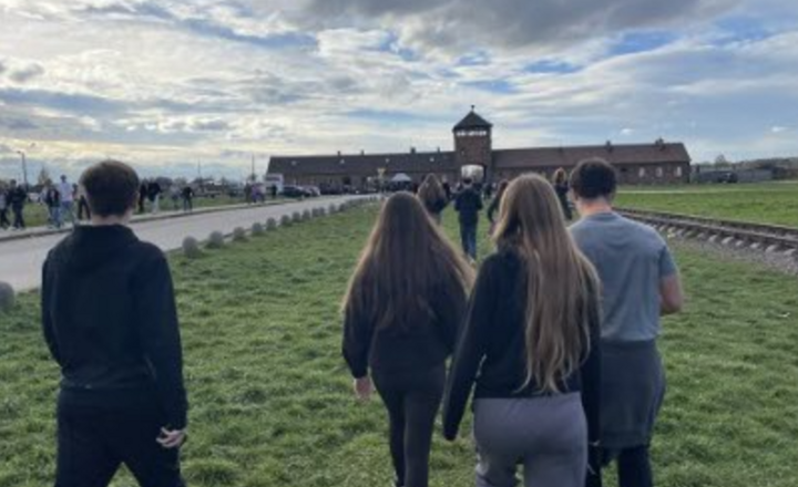 Image of Alsop students visit to Auschwitz