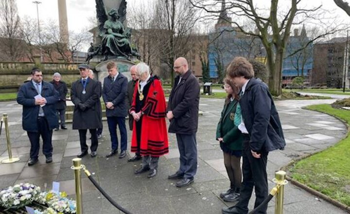 Image of Holocaust Memorial Day  Liverpool Town Hall