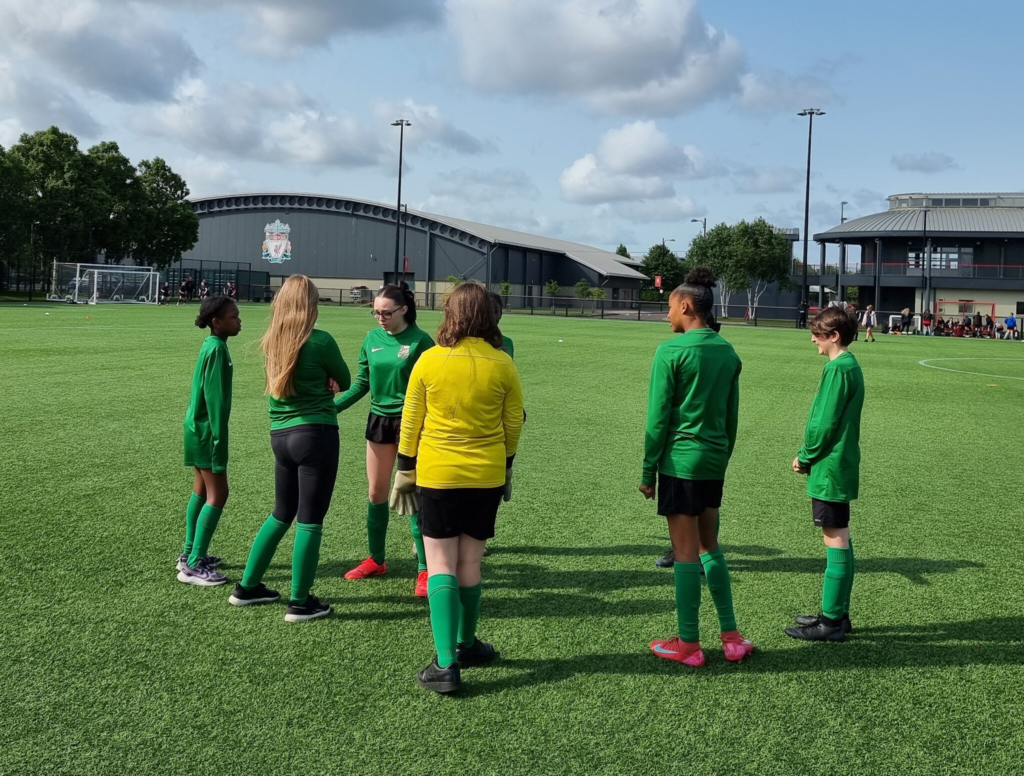 Image of Year 7 & 8 Girls Football Festival at Liverpool FC