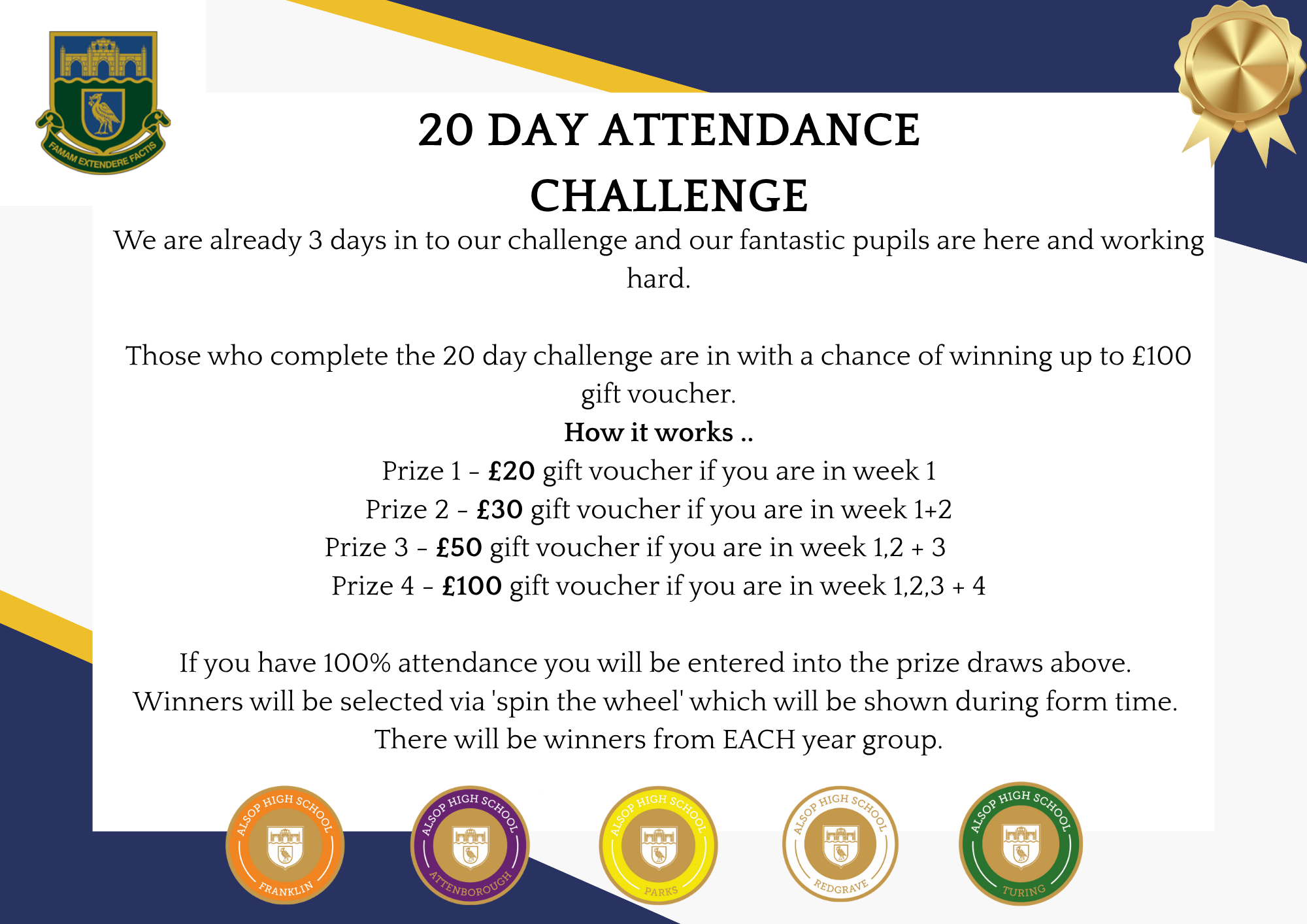 Image of 20 Day Attendance Challenge – Halfway Update!