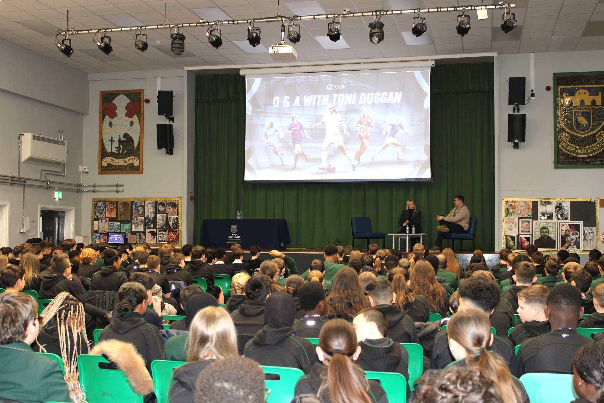 Image of Inspiring Careers Talk at Alsop High School 