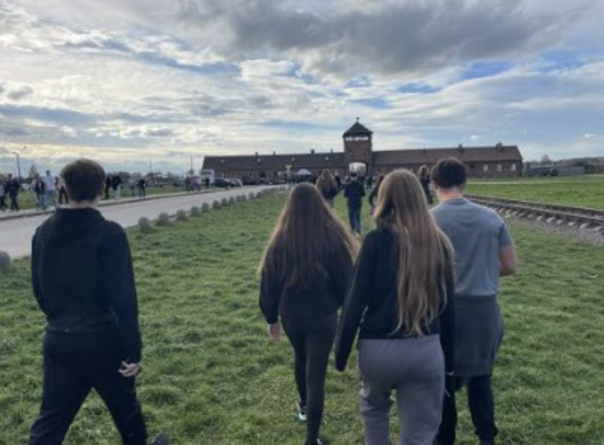 Image of Alsop students visit to Auschwitz