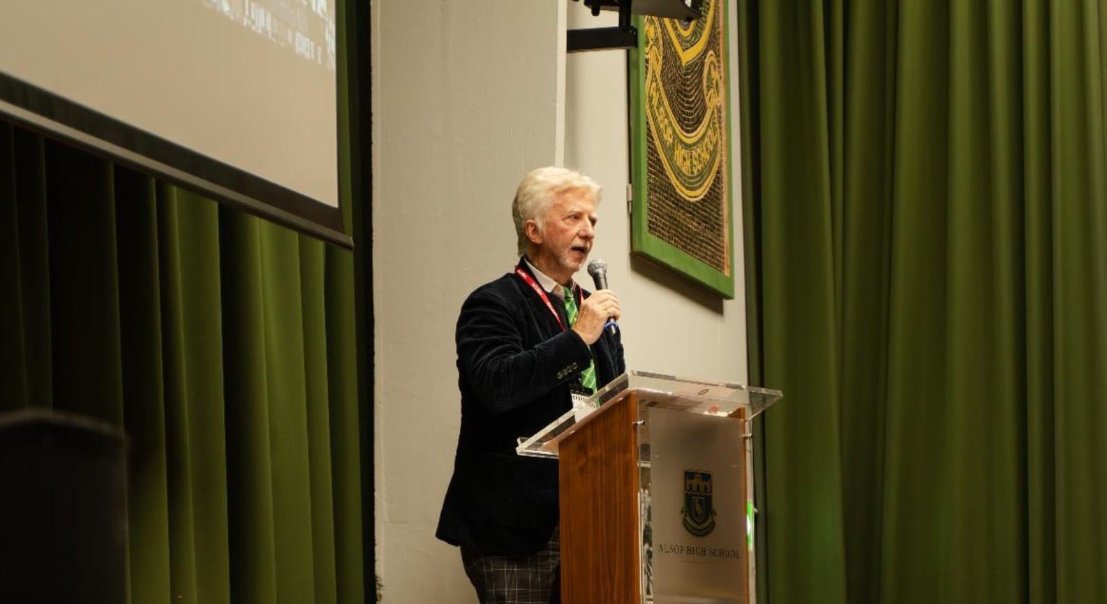 Image of Jimmy Mulville Returns to Alsop High School