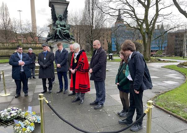 Image of Holocaust Memorial Day  Liverpool Town Hall