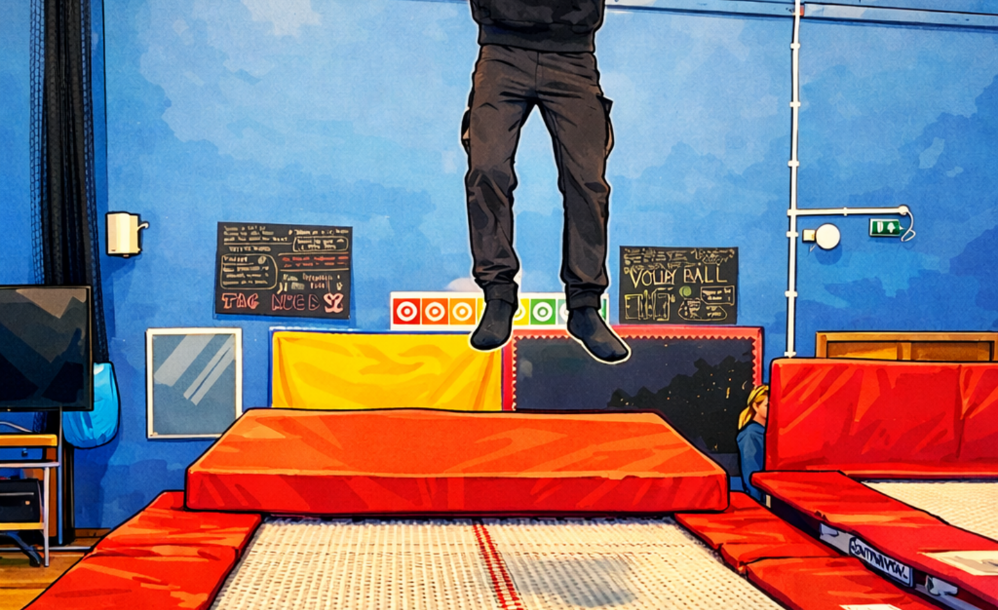 Image of Trampolining