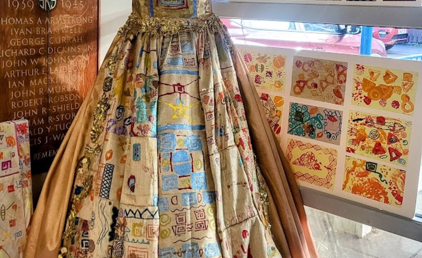 Image of Gustav Klimt dress