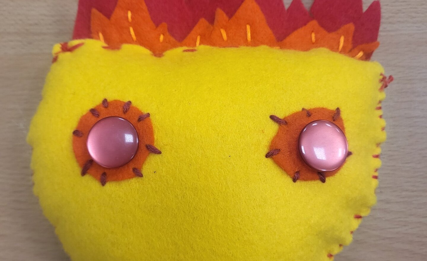 Image of Year 7. Textiles, hand sewing project