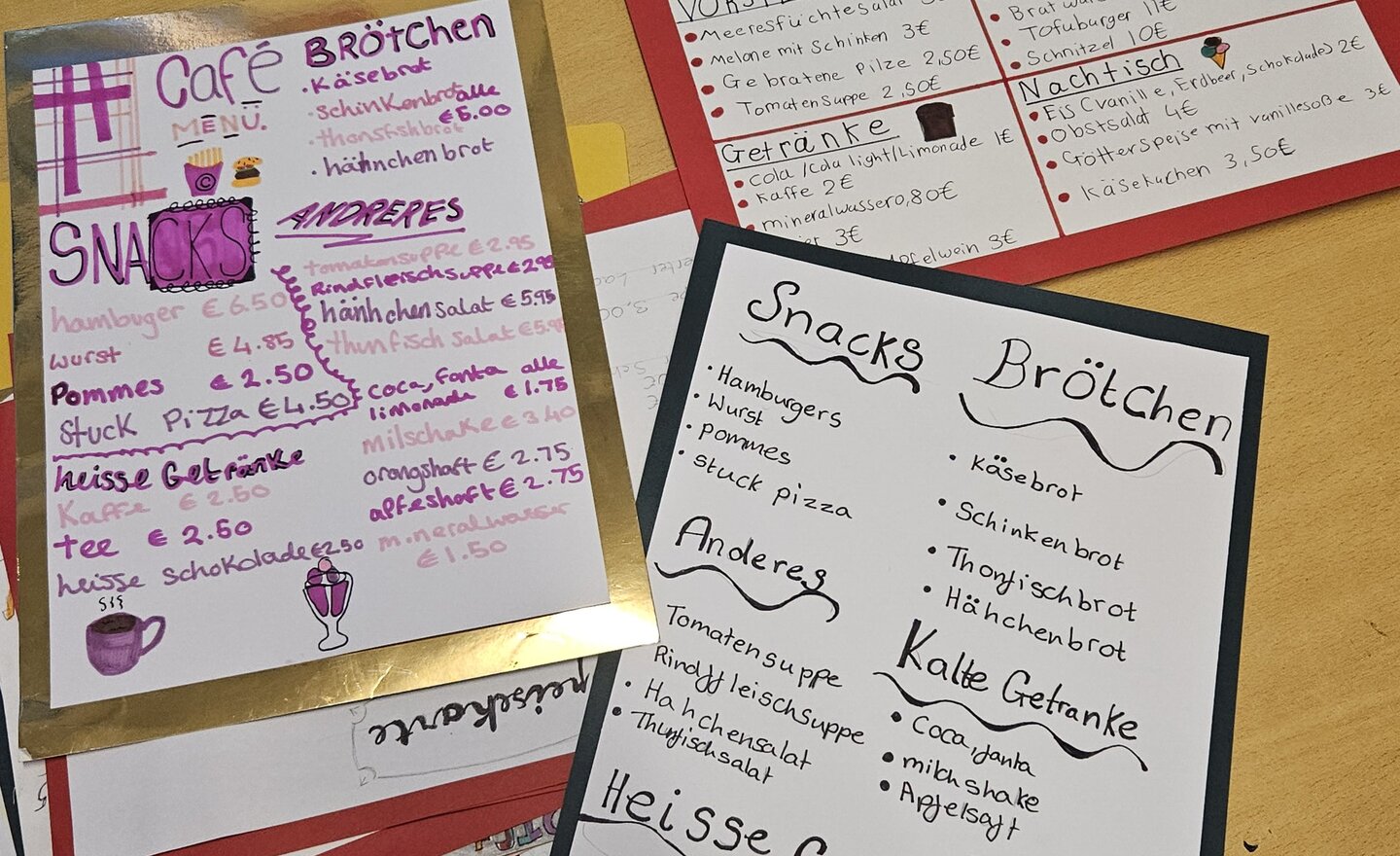 Image of German Menus