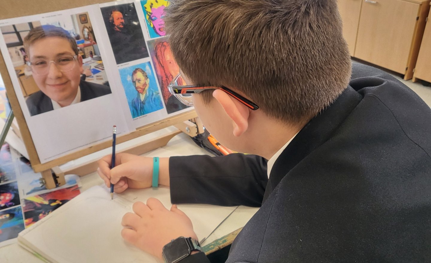 Image of Year 8 portraits