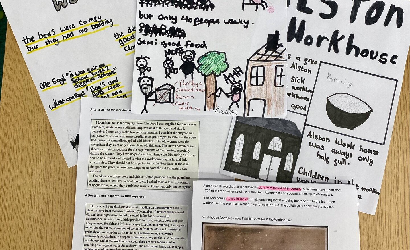 Image of Cross-curricular learning about Alston Workhouse