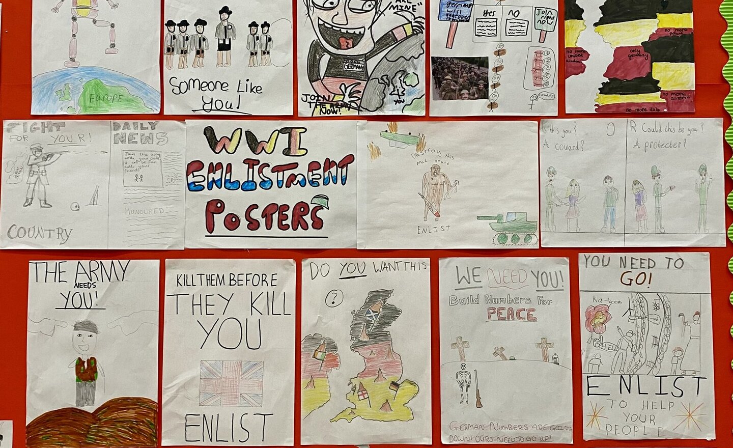 Image of WW1 Enlistment Posters