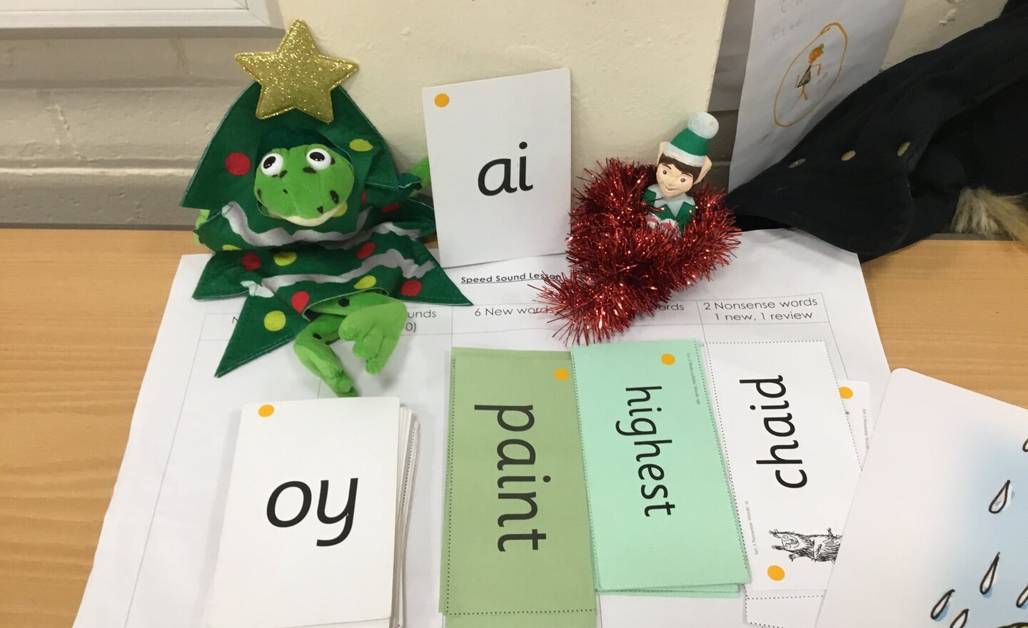 Image of Making phonics fun- Fred turns festive!