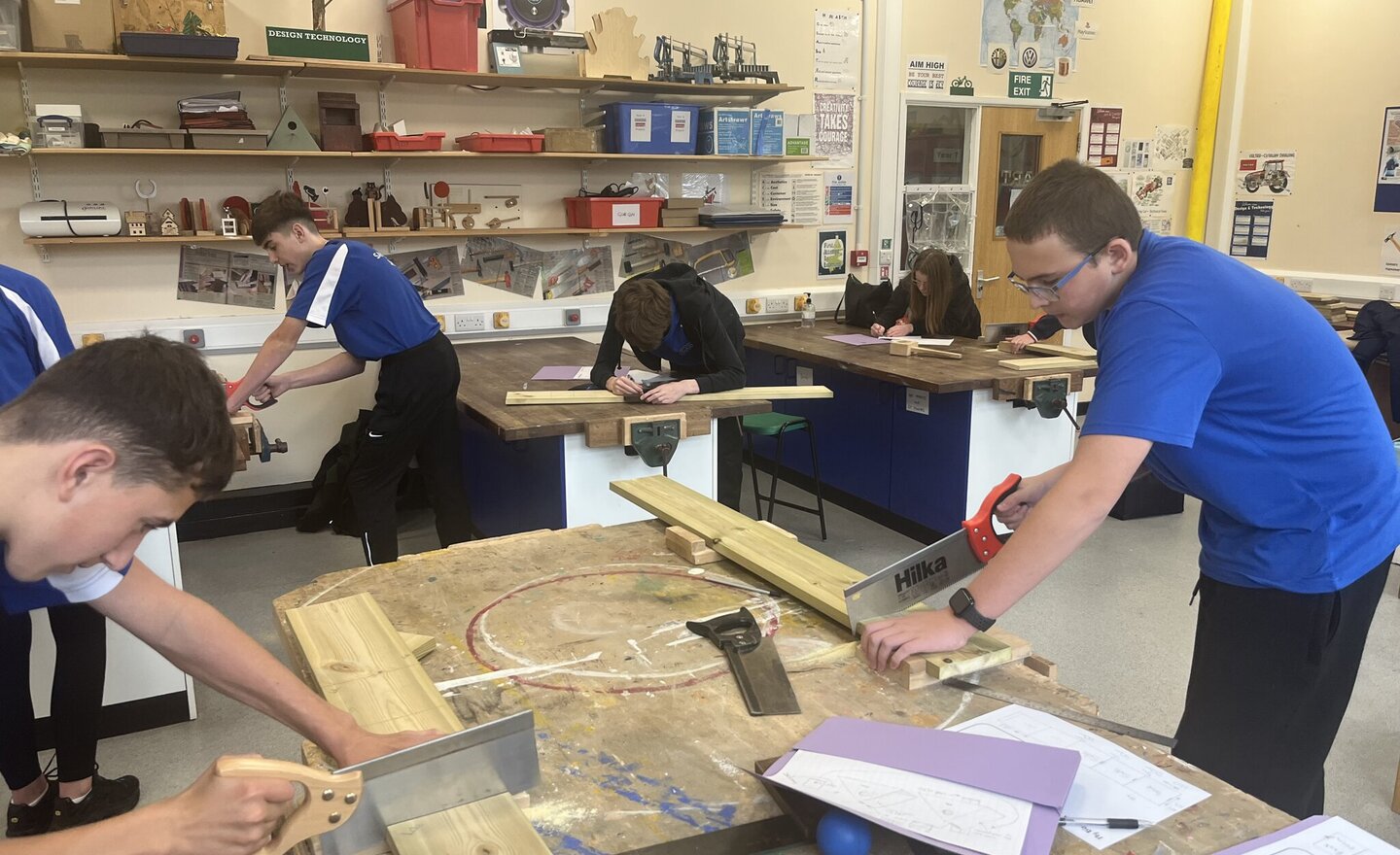 Image of Year 9 DT Bird Boxes