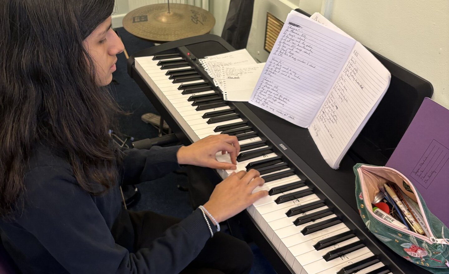 Image of Year 9 song writing