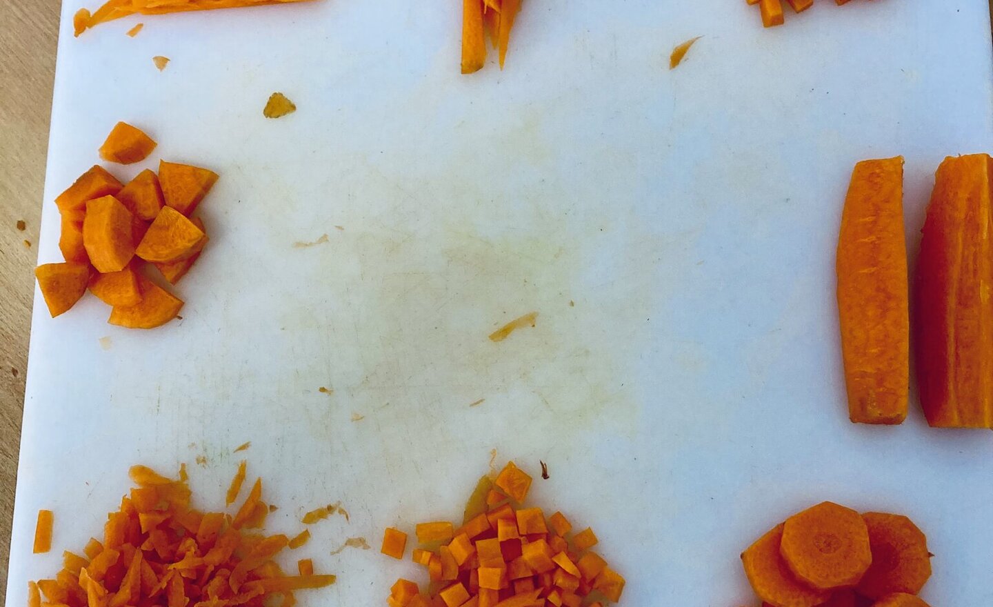 Image of Year 7 chopping challenge