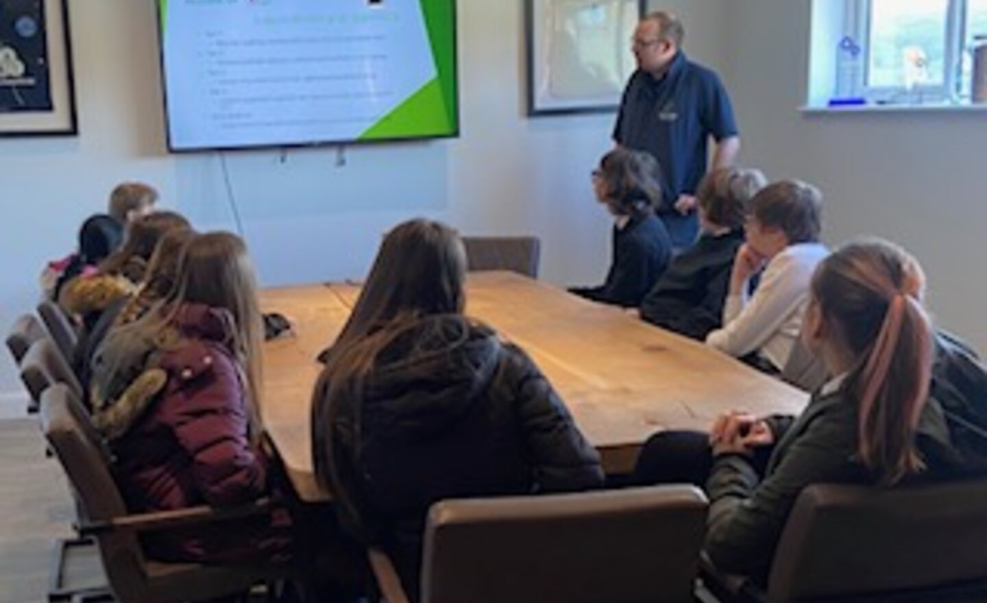 Image of Year 8 and 9 Teesdale Renewable trip 