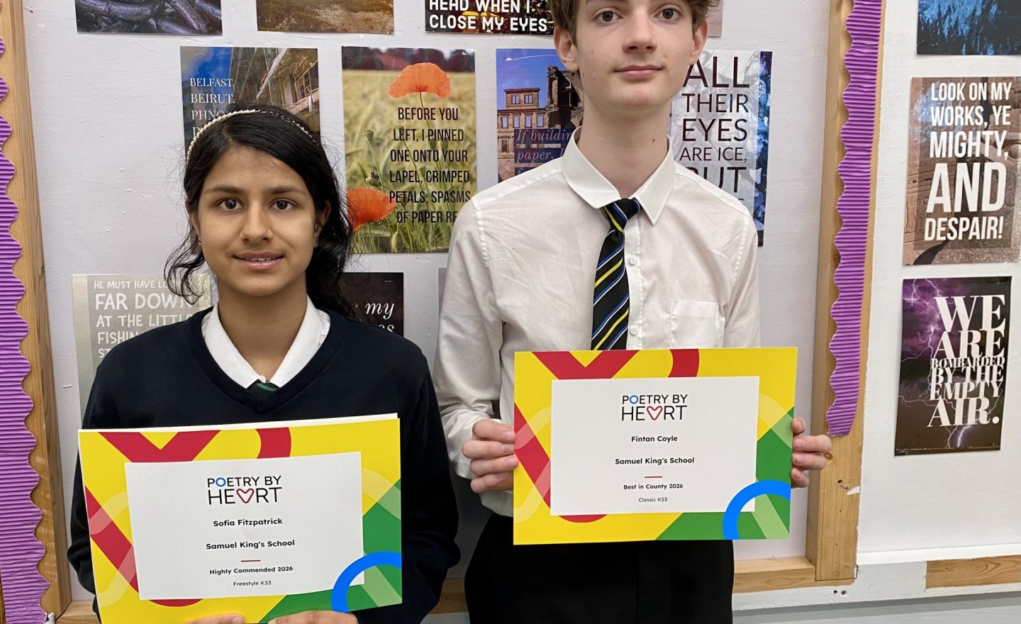 Image of Poetry By Heart accolades