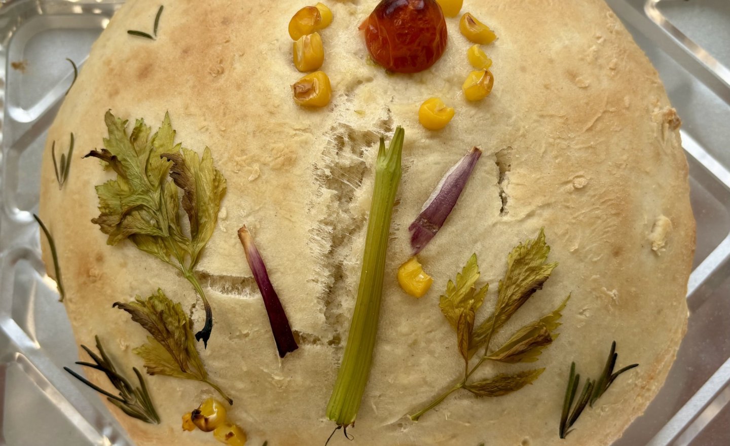 Image of Food Technology: Year 8 focaccia bread art