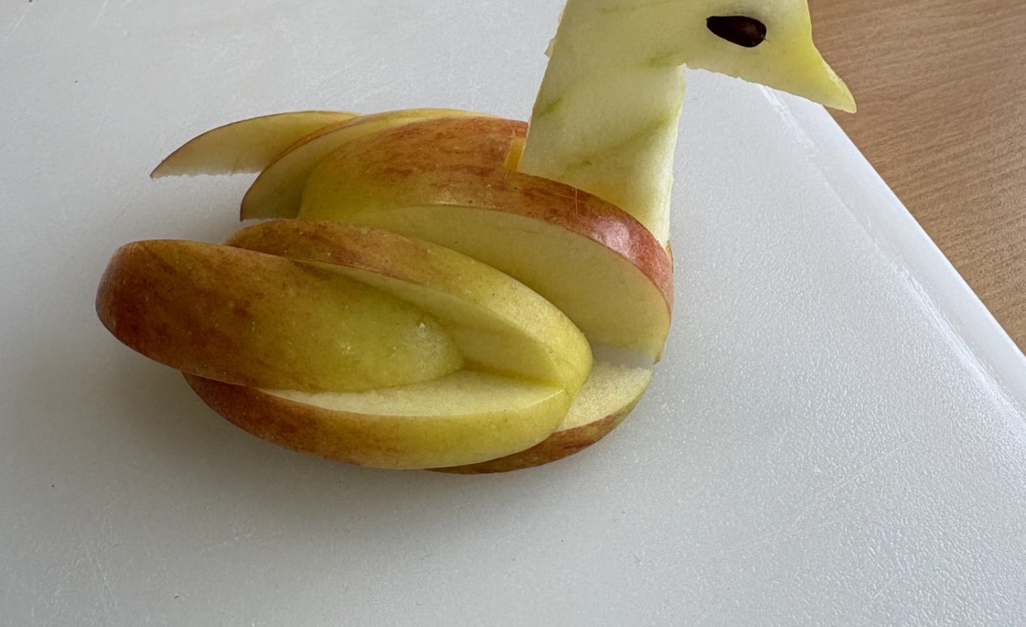 Image of Food Technology: apple swans