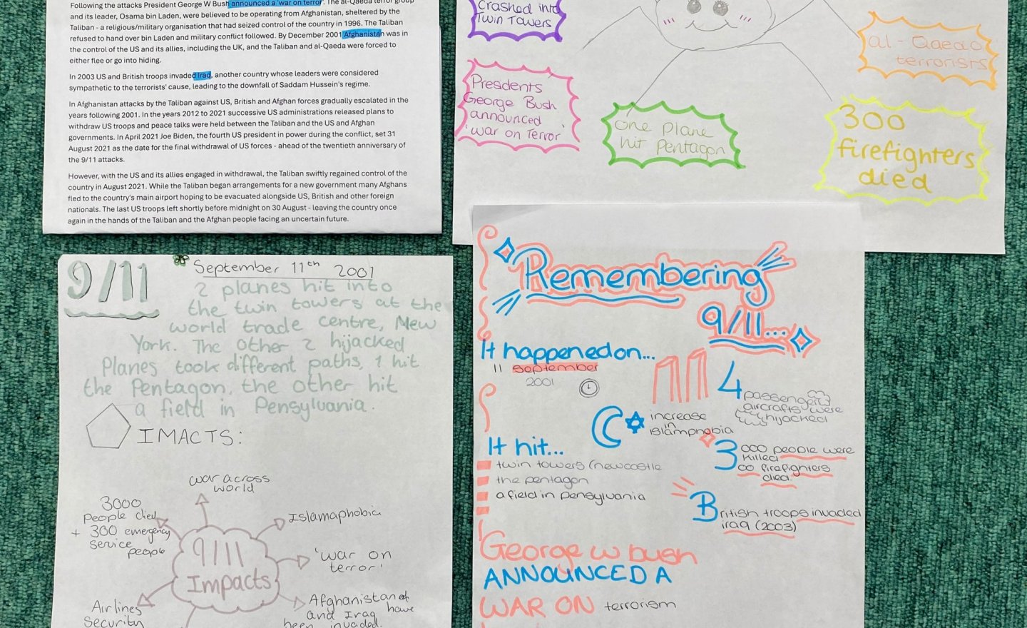 Image of Year 11 Study skills with a focus on 9/11